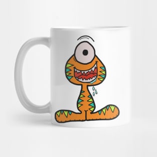 The Orange Monster Mug